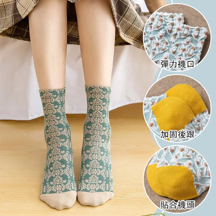 復古立體浮雕長筒襪,促進血液流動,改善靜脈曲張 底部負離子釋放熱量緩解肌肉緊張,足部疲勞 復古立體浮雕長筒襪,促進血液流動,改善靜脈曲張 底部負離子釋放熱量緩解肌肉緊張,足部疲勞