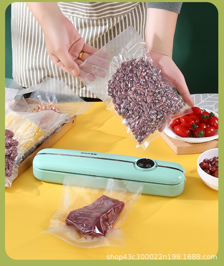 限時搶購 自動家用真空封口機/食品不裝機/小型保鮮密封塑機抽真空壓縮