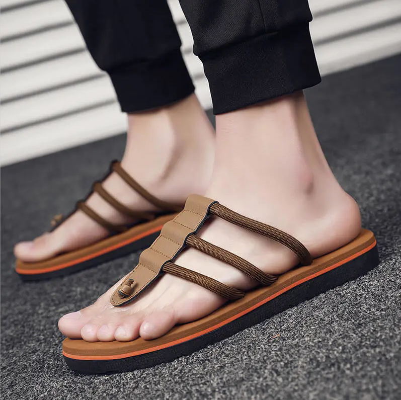 【日本直郵】夏季潮流男士涼鞋人字拖，防滑潮流洋氣，穿上帥氣十足！